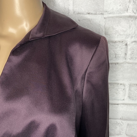 Akris purple silk blazer - Picture 7 of 7